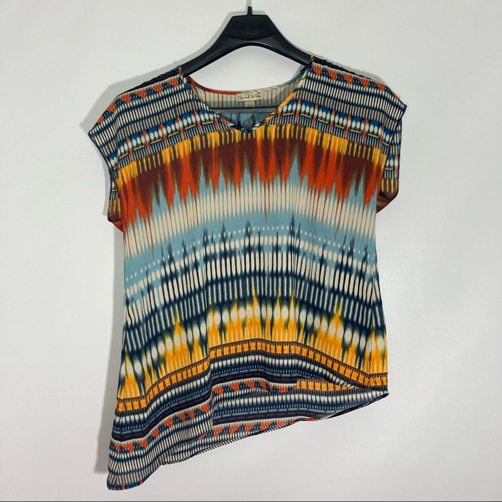 Live and Let Live Short Sleeve Blouse